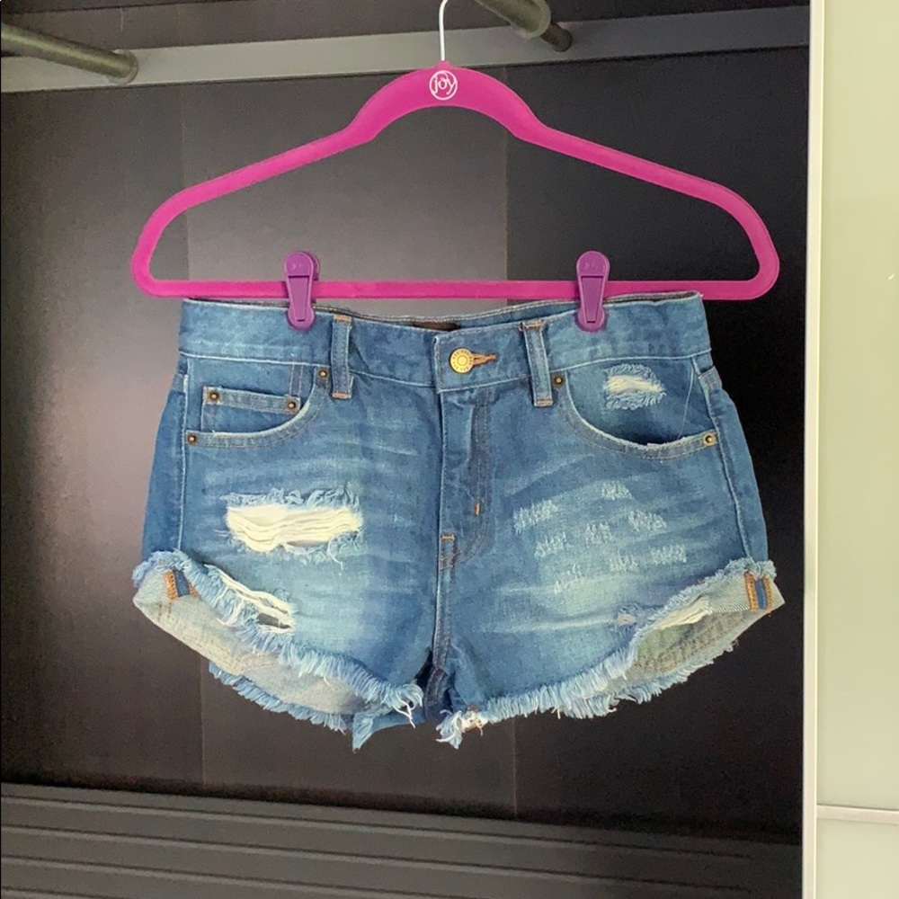 Urban Outfitters boyfriend jean shorts